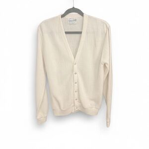Vintage Ferranti California Button-Up Cardigan in Off White